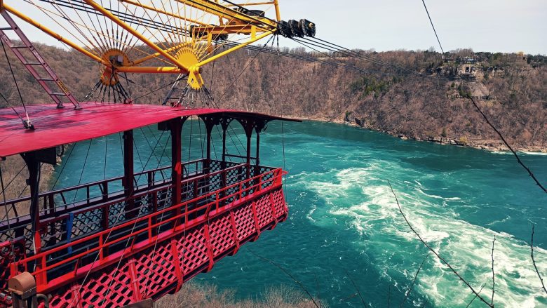 El Niagara Whirlpool Aero Car es una de las atracciones imperdibles en el lado canadiense de Niagara Falls
