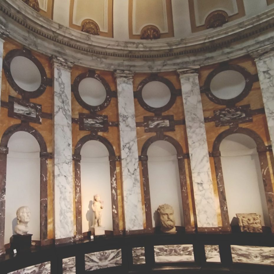 Esculturas antiguas coleccionadas y expuestas en la casa de Rubens