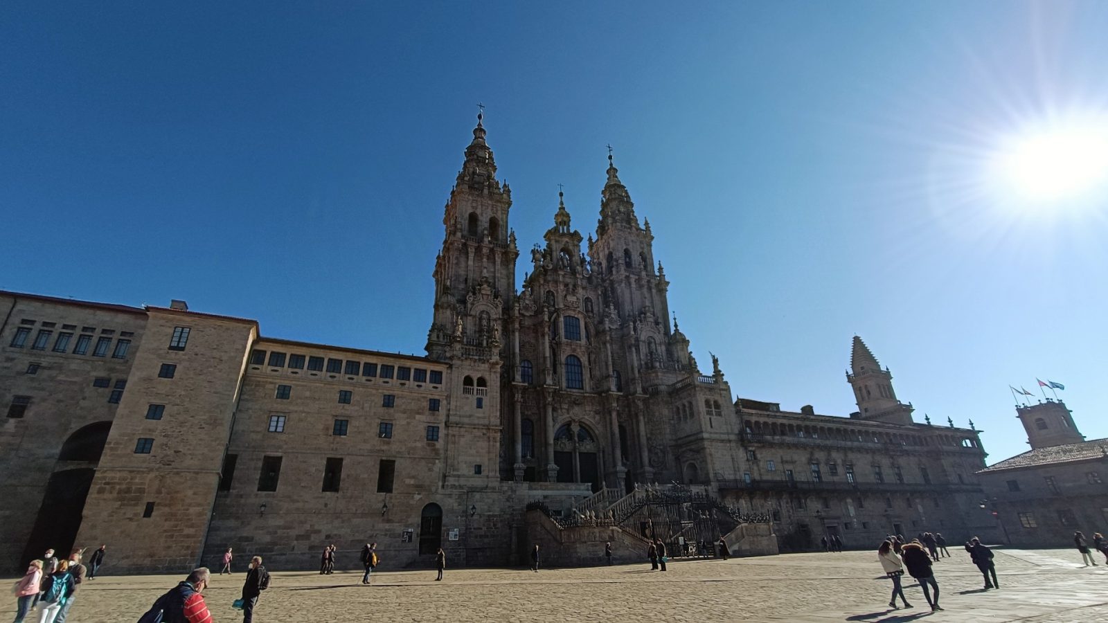 Fachada oeste de la catedral de Santiago de Compostela