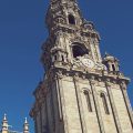 Torre del Reloj de la catedral de Santiago de Compostela, España