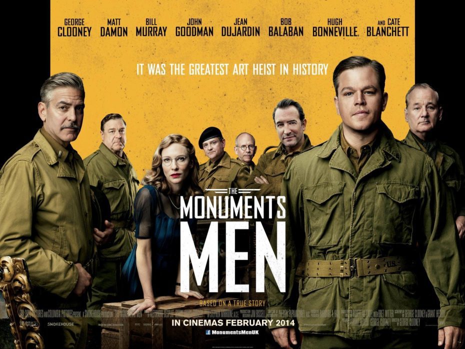 La película Monuments Men cuenta la historia de un grupo de curadores y profesores del bando aliado sin los cuales decenas de miles de obras de arte de valor incalculable se habrían perdido para siempre