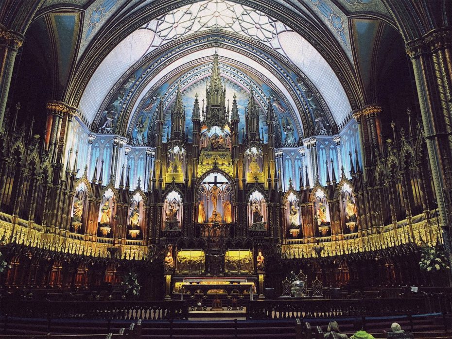 Atracciones de Montreal - Interior de la Basílica de Notre Dame