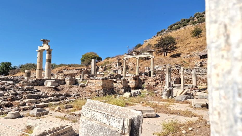 Attractions in the archaeological site of Ephesus, Turkey - Prytaneon