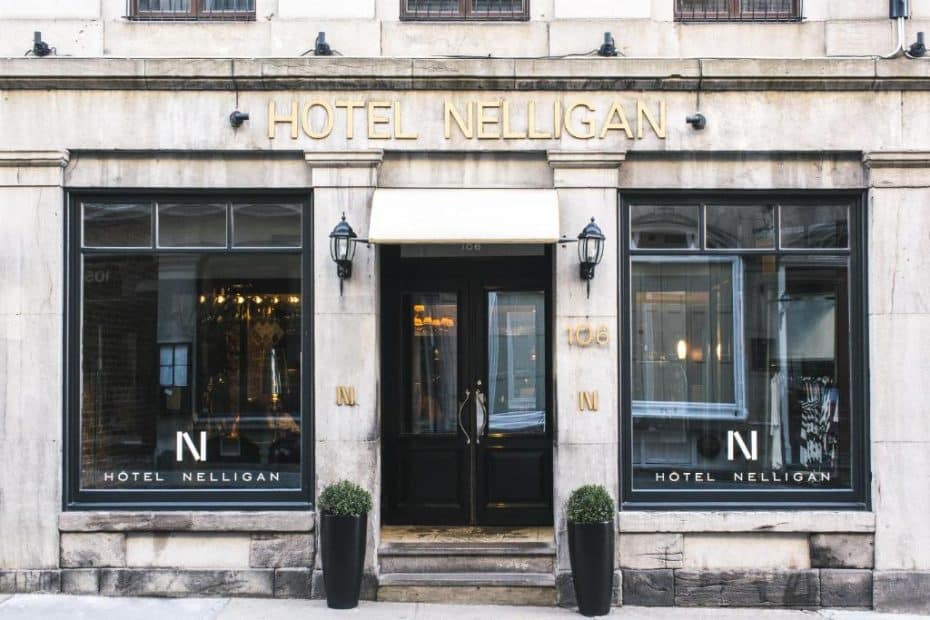 El Hotel Nelligan es uno de los hoteles más famosos y mejor valorados del centro histórico de Montreal