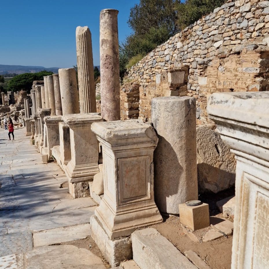 La calle Curetes era la vía principal de la ciudad de Éfeso