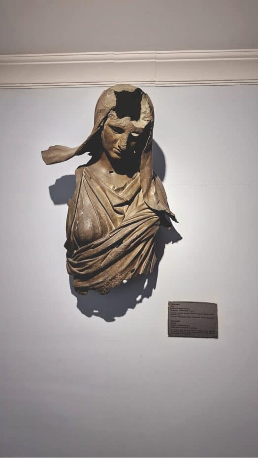 Bronze sculpture of Demeter - Archaeological Museum of Smyrna