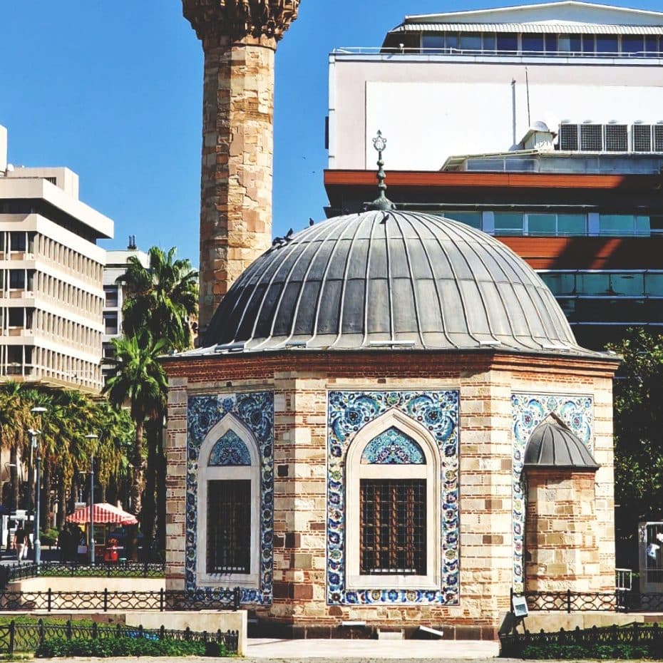 The mosque in Konak Square is small but charming