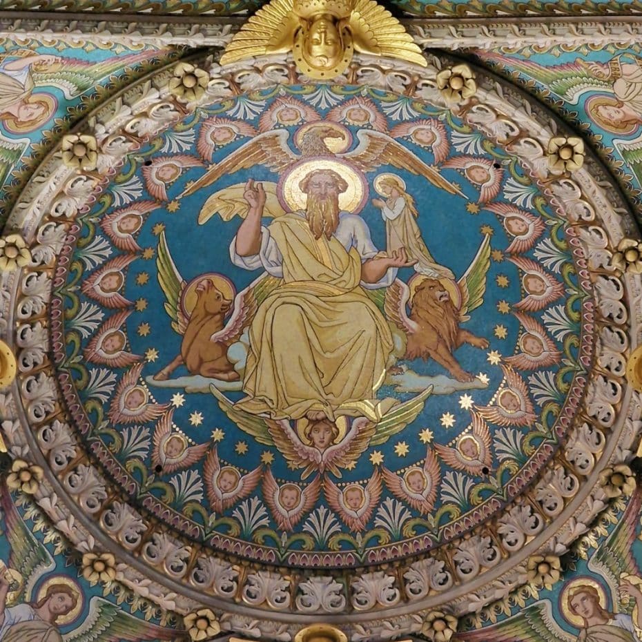 Mosaico neobizantino de la basílica de Notre-Dame de Fourvière