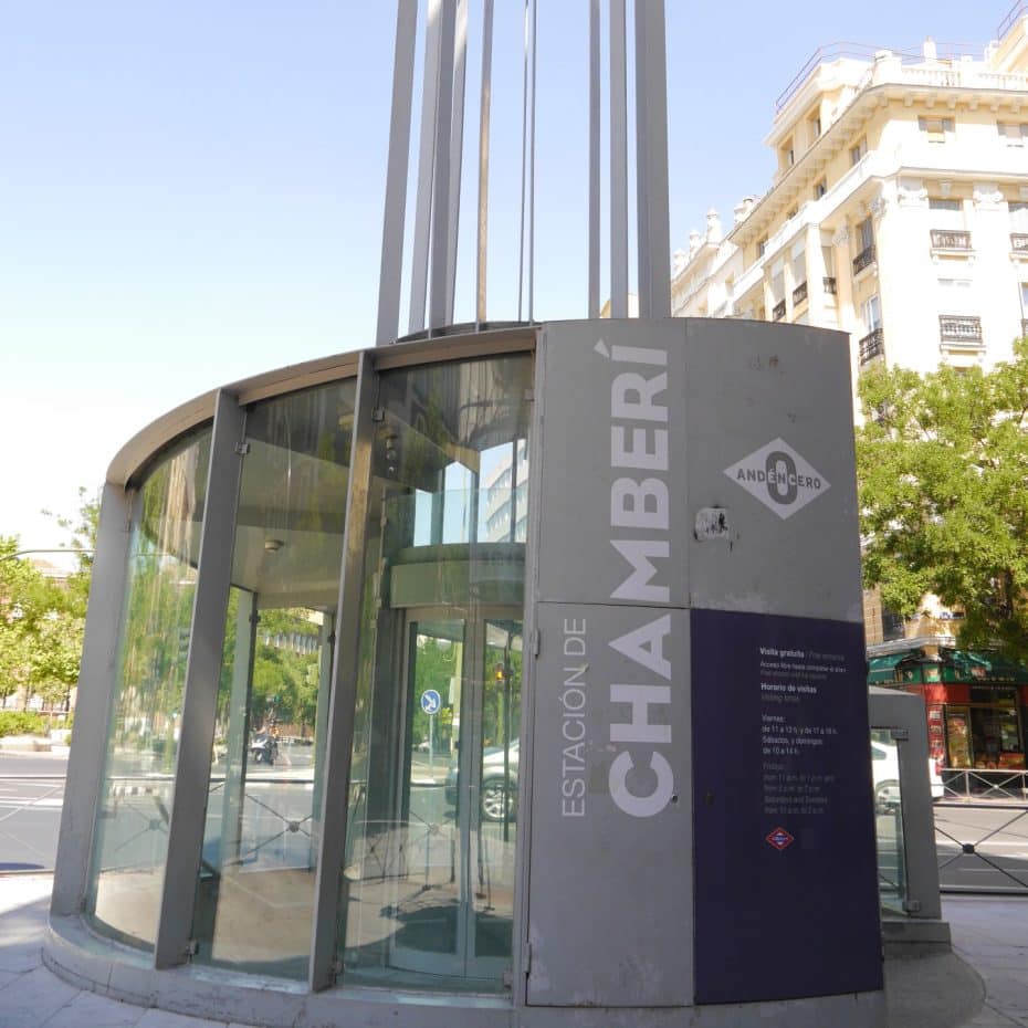 Chamberí station or Platform 0 is one of the most interesting alternative museums in Madrid