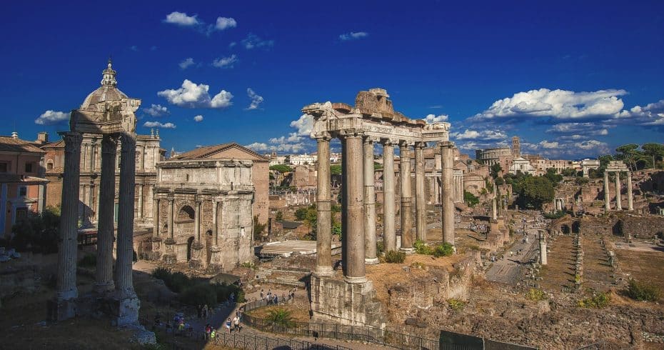 Vistas de los Foros Imperiales desde el Campidoglio - Mejores terrazas panorámicas de Roma