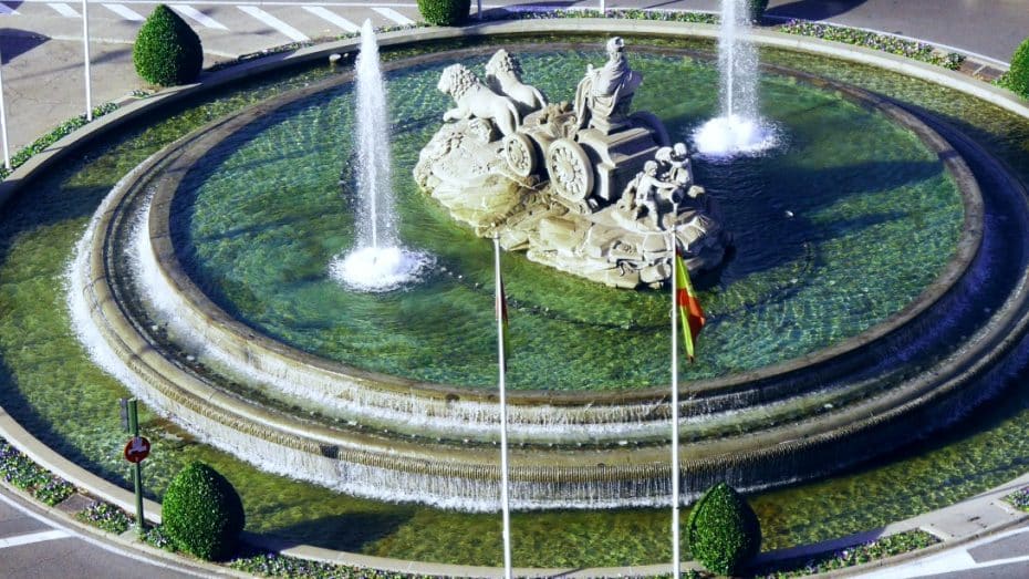 La fuente de Cibeles es la principal puerta de entrada al Paisaje de la Luz madrileño