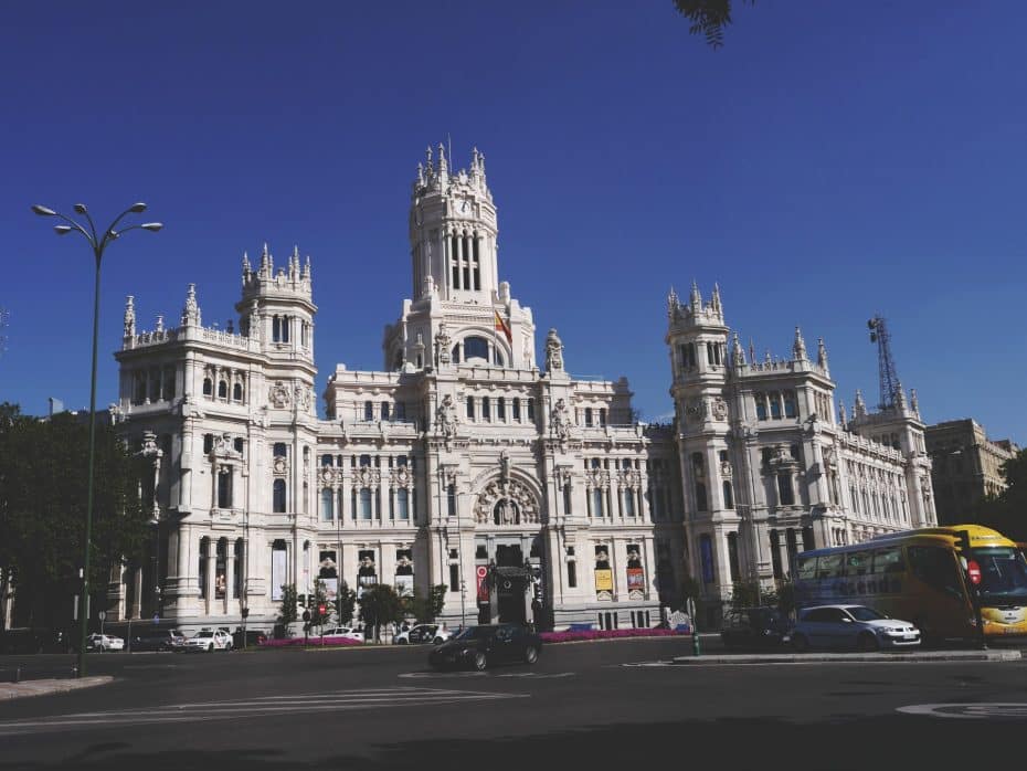 Palacio de Cibeles, sede del Ayuntamiento de Madrid - Zona UNESCO de Madrid