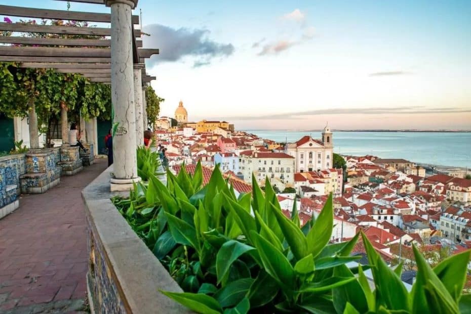 Miradouro da Santa Luzia - Mejores miradores de Lisboa