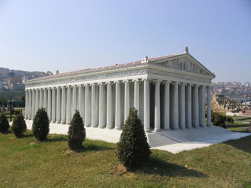 Reconstruction of the Temple of Artemis at Ephesus