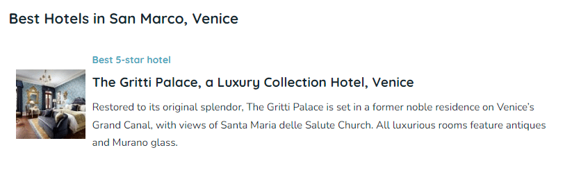Best hotels in San Marco, Venice