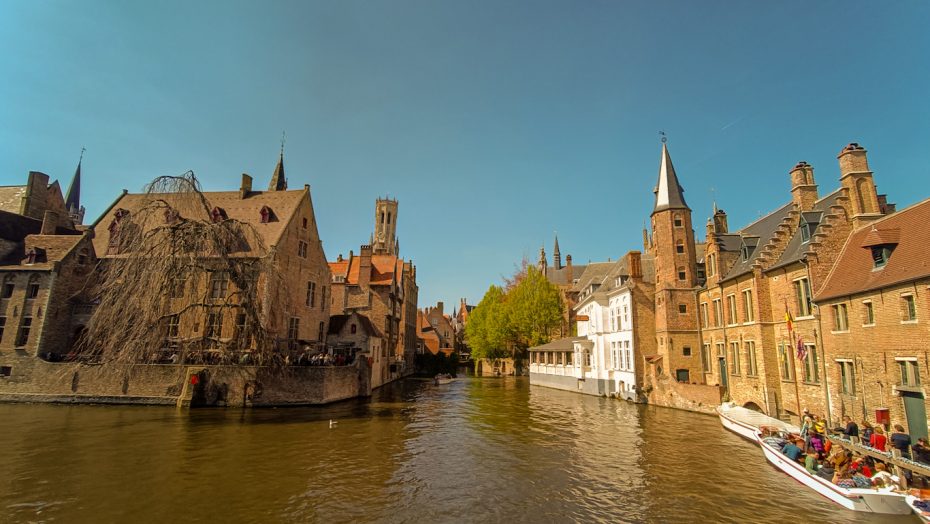 Bruges, one of the most beautiful cities of this itinerary to Flanders.