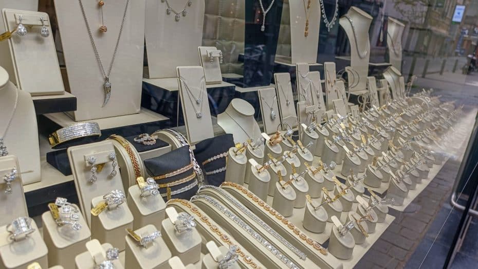 Diamonds, one of Antwerp's most renowned products